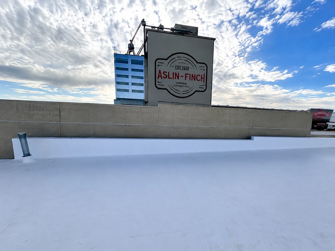 Commercial TPO flat roof by DG Contracting, Spokane WA